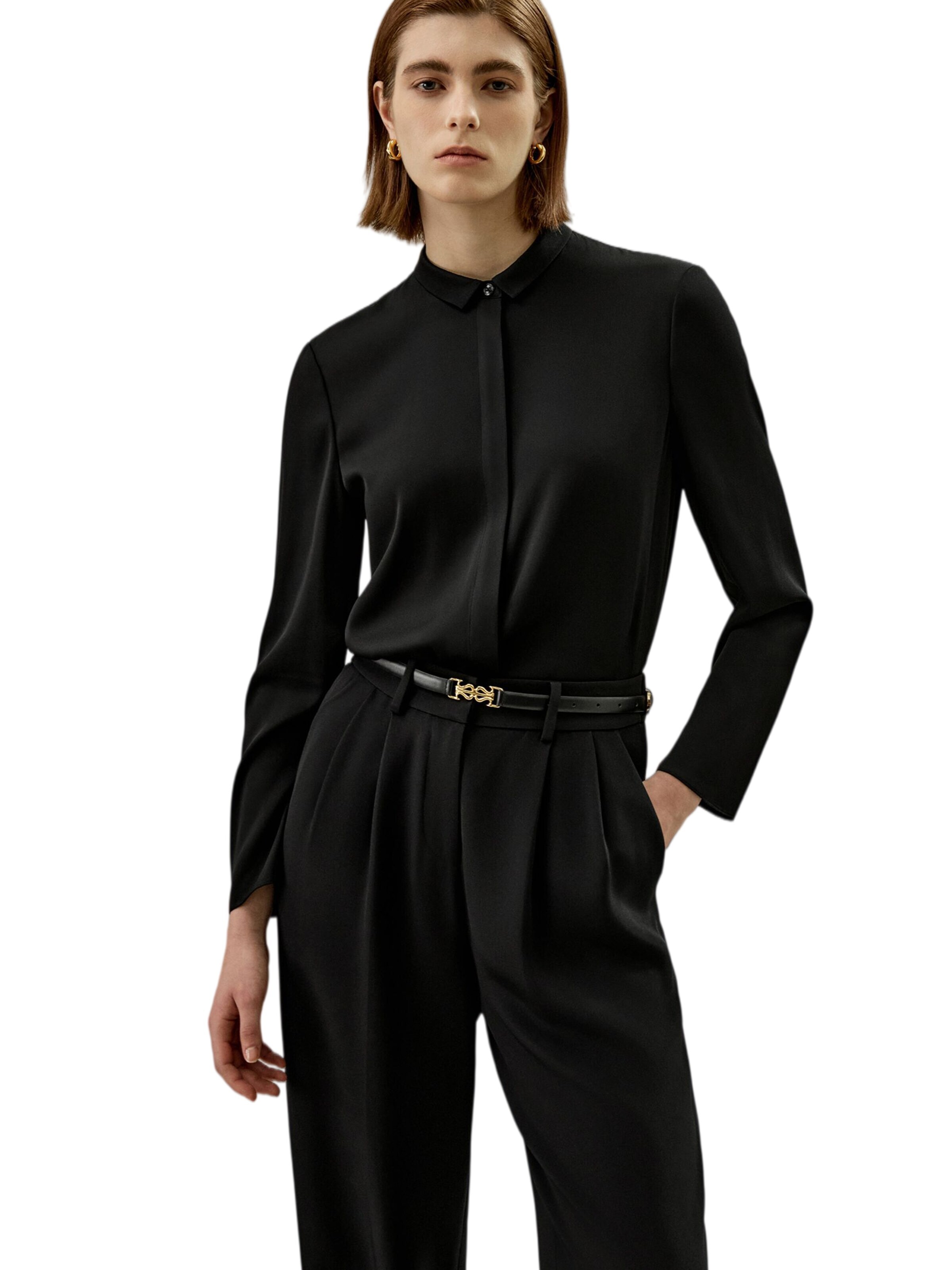 Lilysilk - Blusa en negro