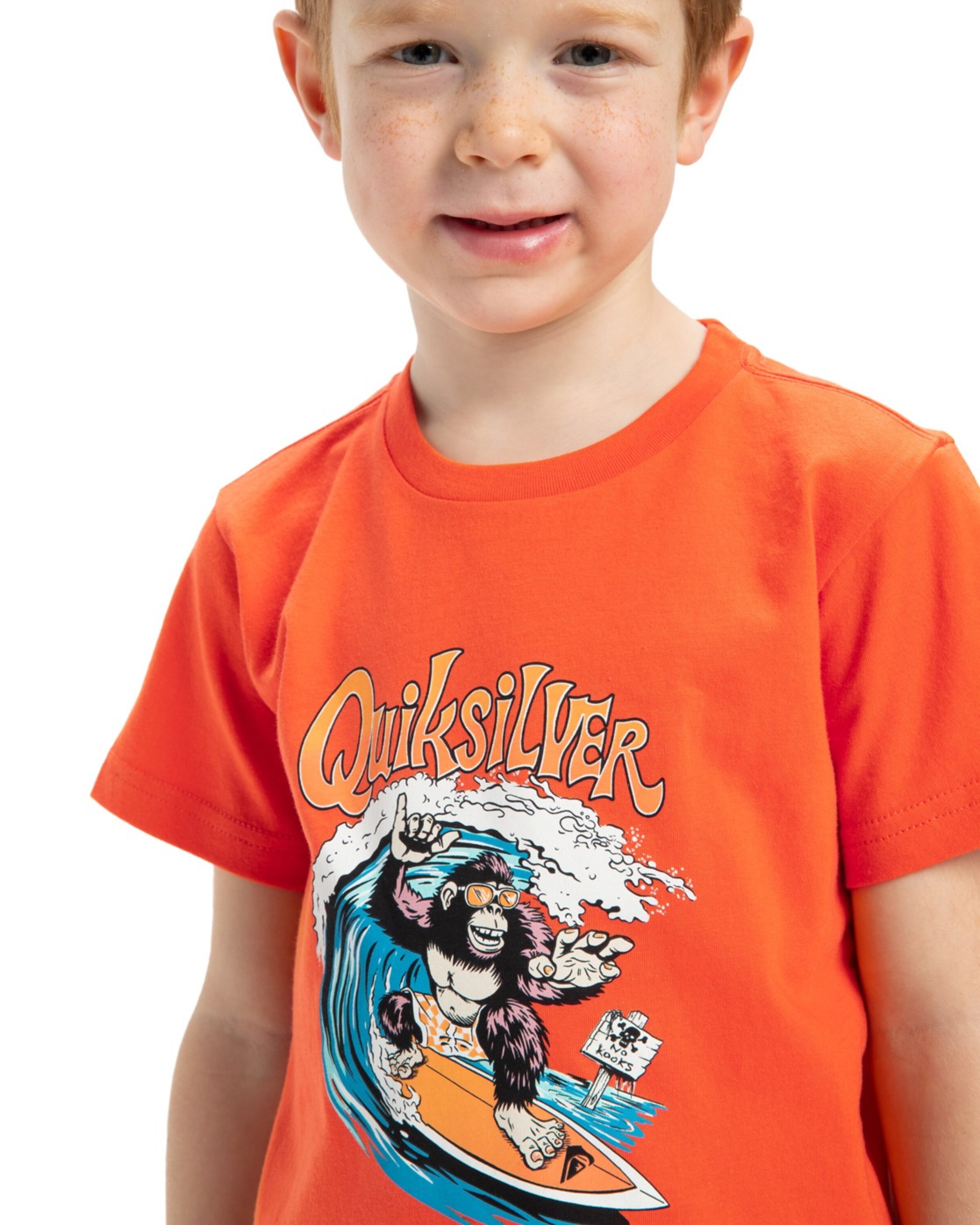 QUIKSILVER Shirt 'Kong Story' in Oranje