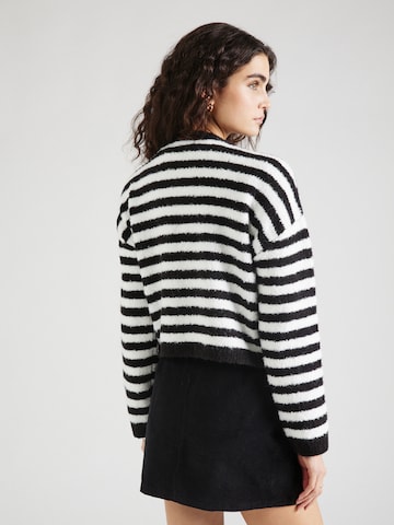 Gina Tricot Knit cardigan in Black