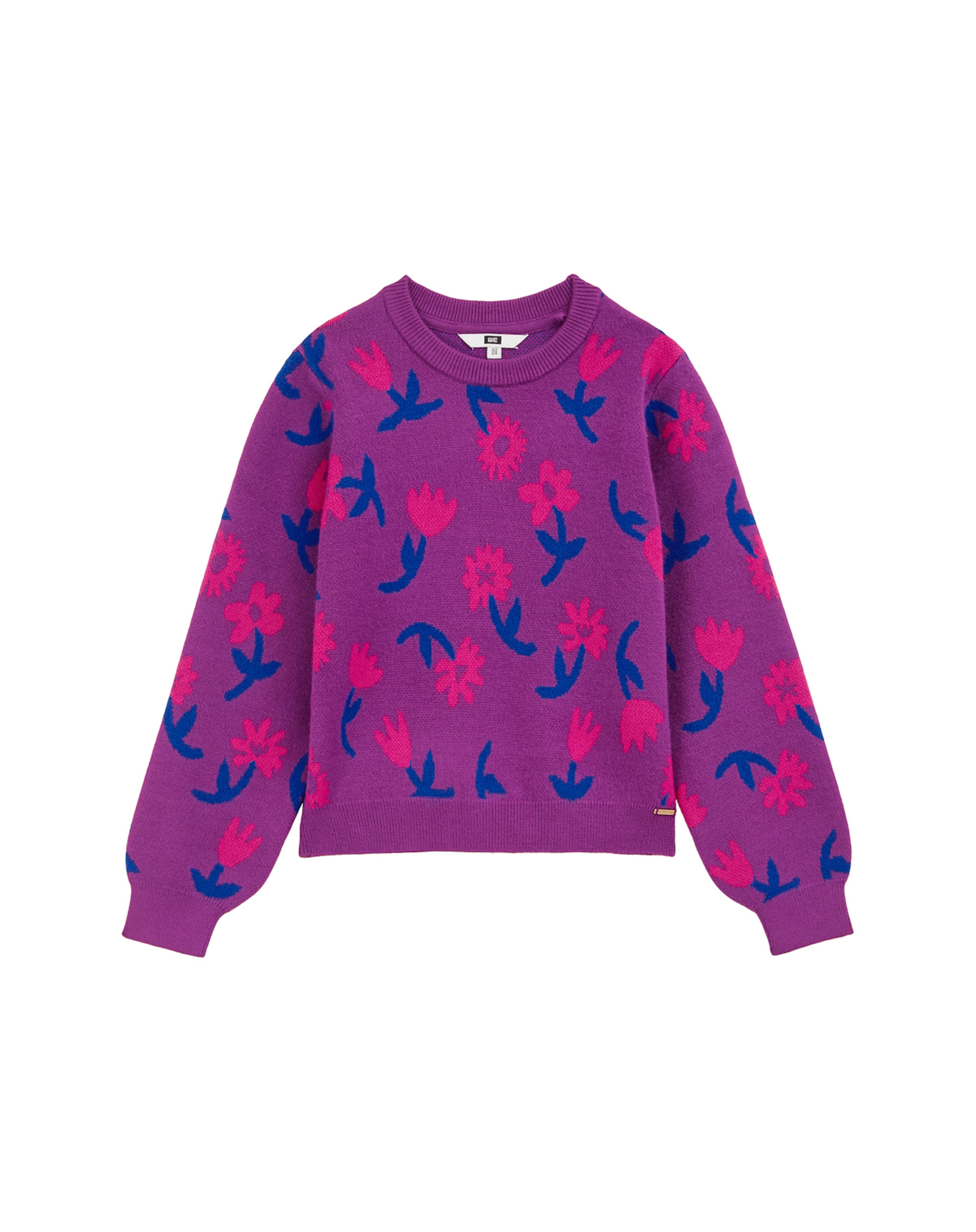 WE Fashion Пуловер в лилав: отпред