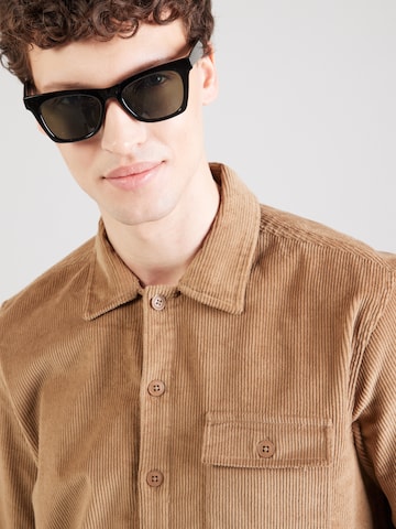 BLEND Regular fit Skjorta 'BHDICH' i beige