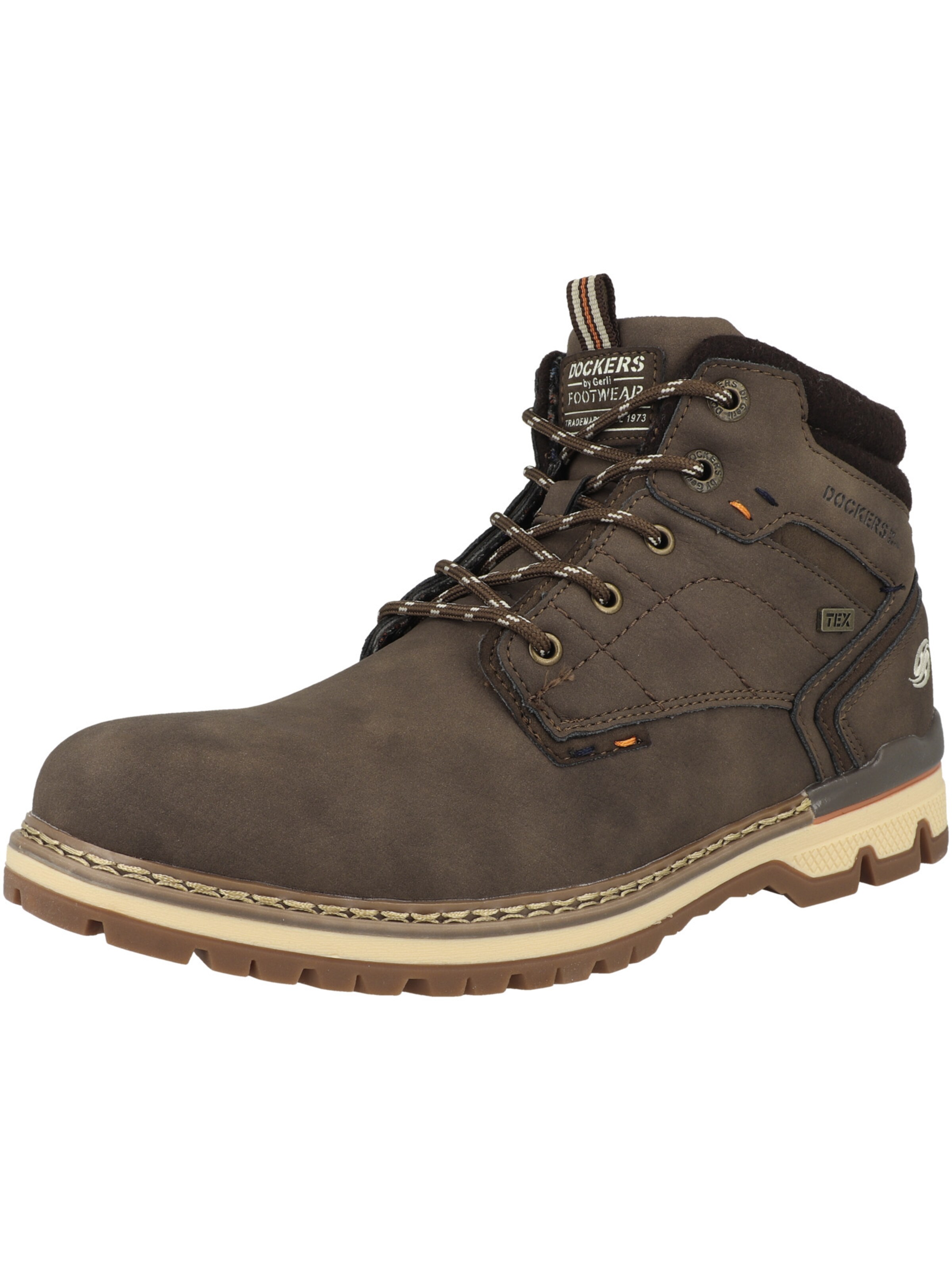 Dockers by Gerli Schnürboots in Braun: Vorderseite