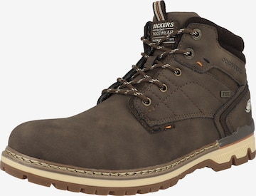Dockers by Gerli - Botas com atacadores em castanho: frente