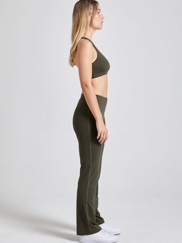 Wide Leg Pantalon de sport 'Jazzpants Regular' SPORTKIND en vert