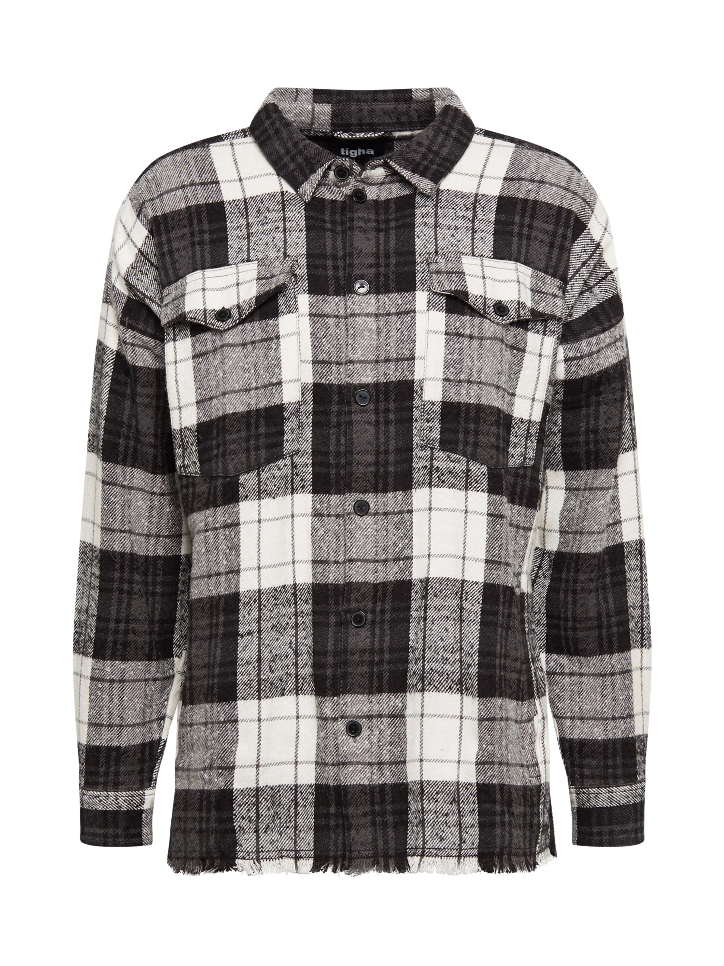 tigha Button Up Shirt 'Sloan' in Black 
