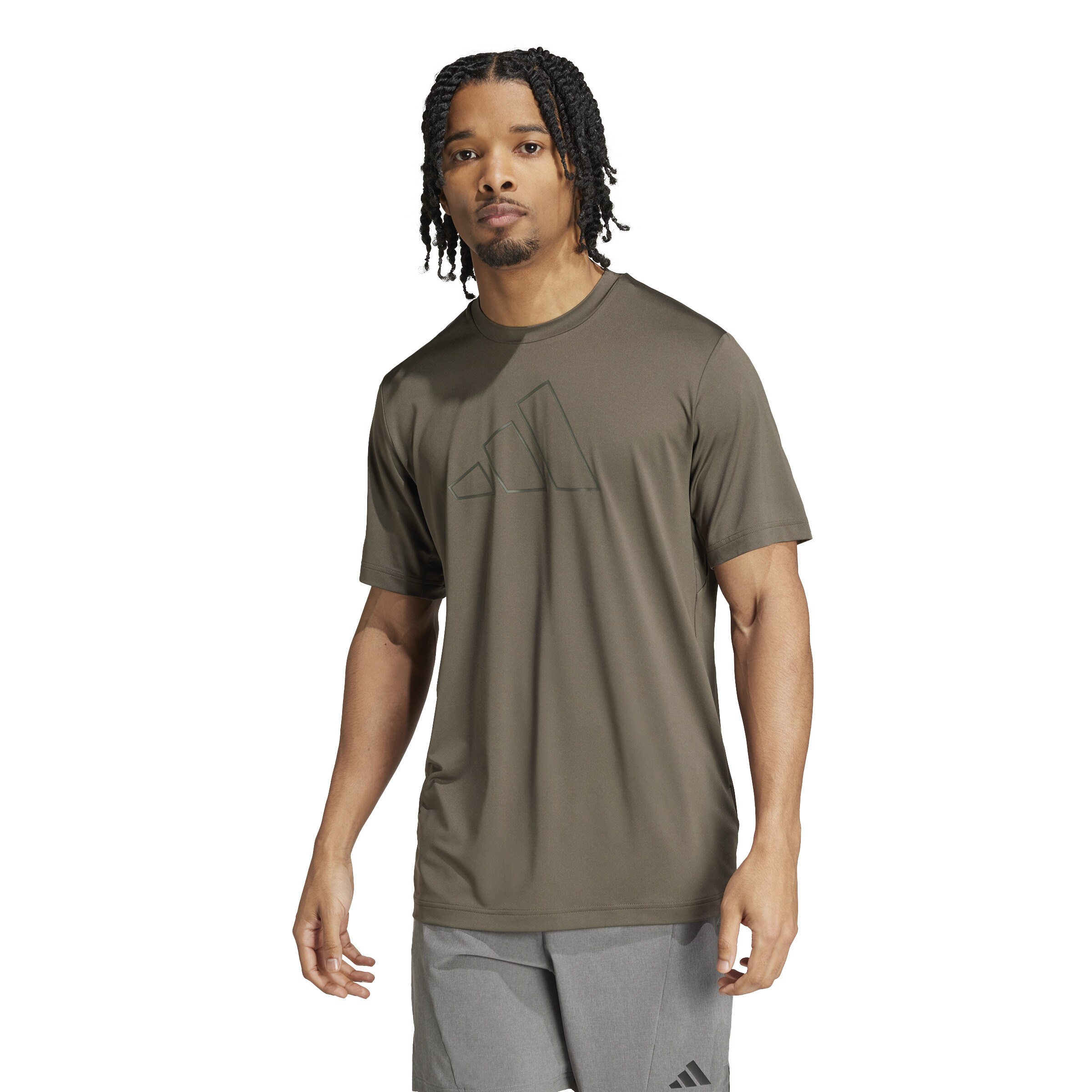 ADIDAS PERFORMANCE Funktionsshirt in Braun: Vorderseite