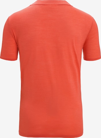 T-Shirt fonctionnel 'GEODETIC' ICEBREAKER en orange