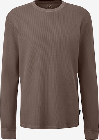 QS Shirt in Bruin: voorkant