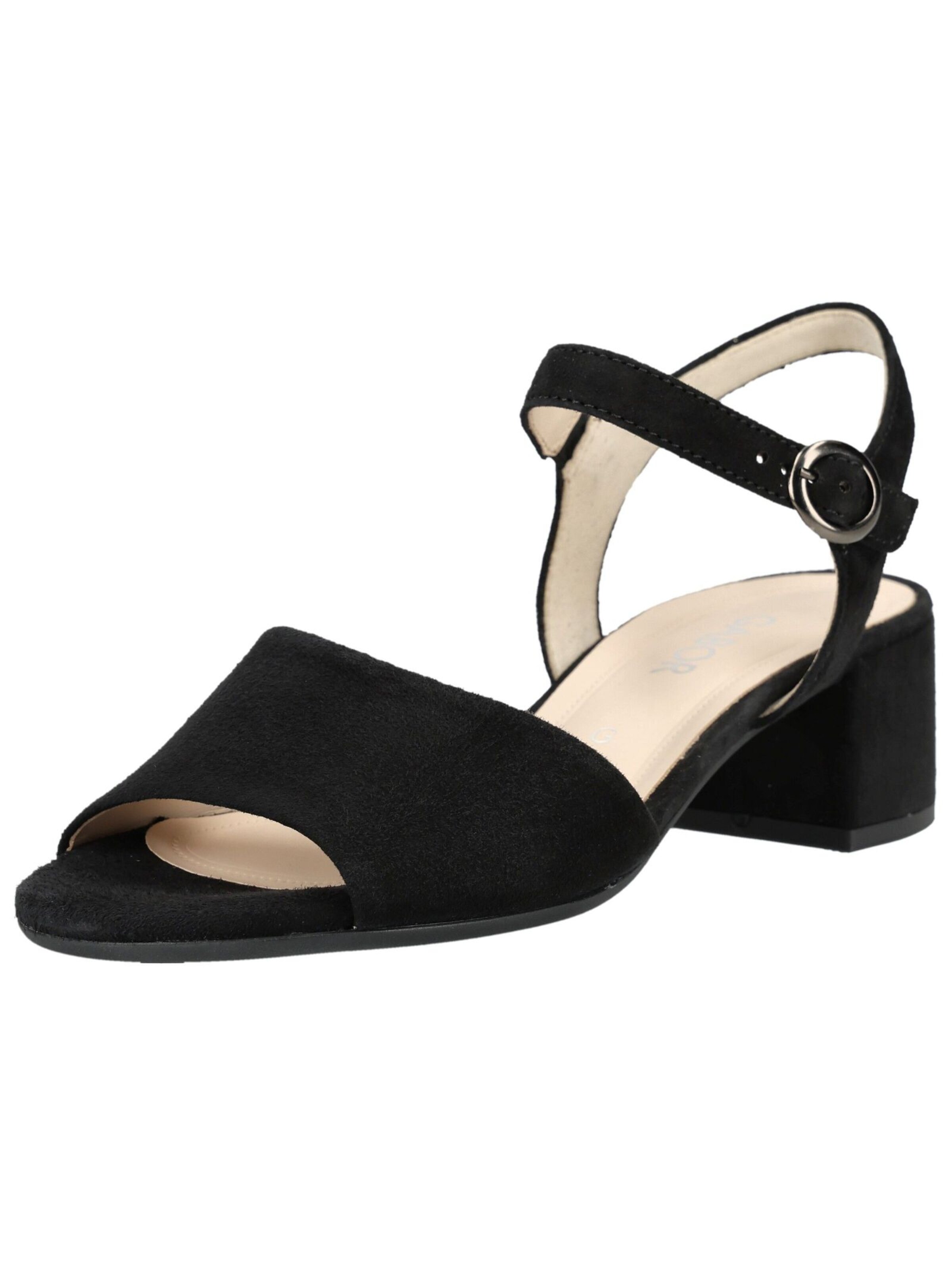 Sandalo con cinturino di GABOR in nero: frontale