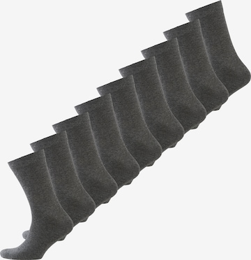 Nur Der Socks in Grey: front