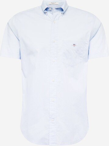 Coupe regular Chemise GANT en bleu : devant