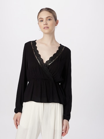 ABOUT YOU Blouse 'Binia' in Zwart: voorkant