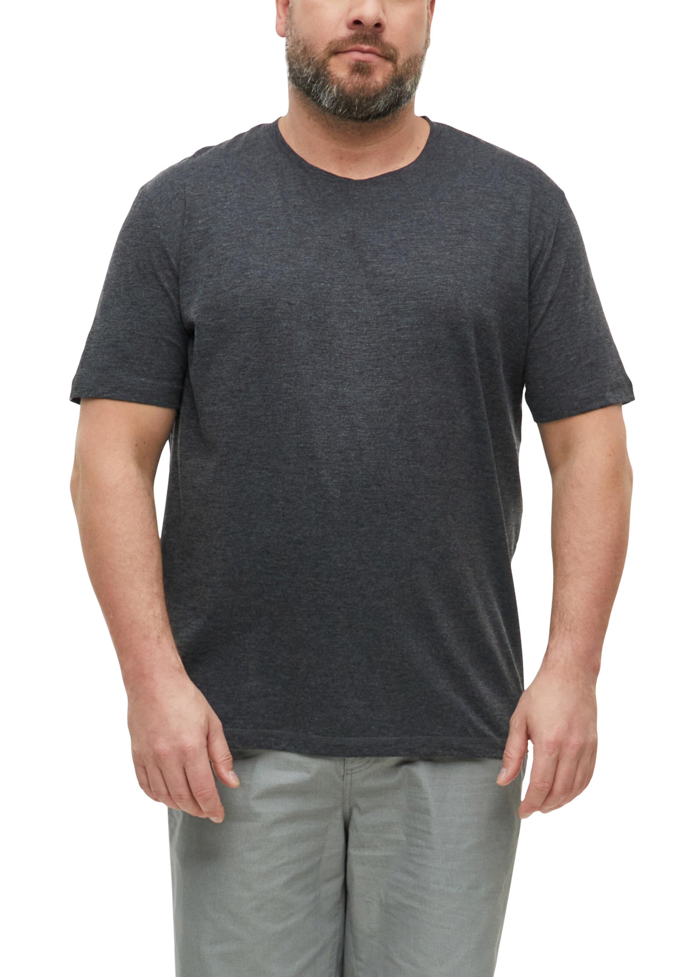 s.Oliver Men Big Sizes Shirt in Grey