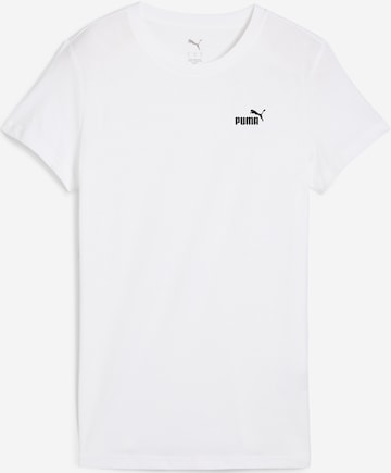 PUMA Футболка 'Ess No. 1' в Белый: спереди