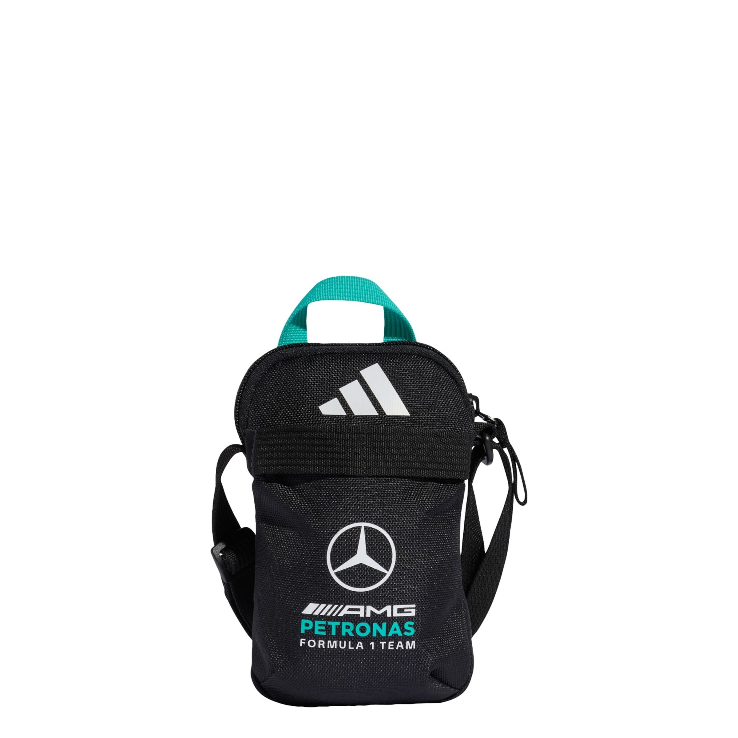 ADIDAS PERFORMANCE Sporttas 'Mercedes-Amg Petronas Formula 1 Team' in One Size in de kleur Lichtblauw / Zwart / Wit, Productweergave