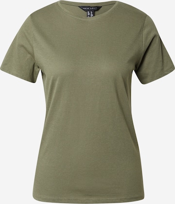 NEW LOOK Shirt 'GIRLFRIEND' in Groen: voorkant