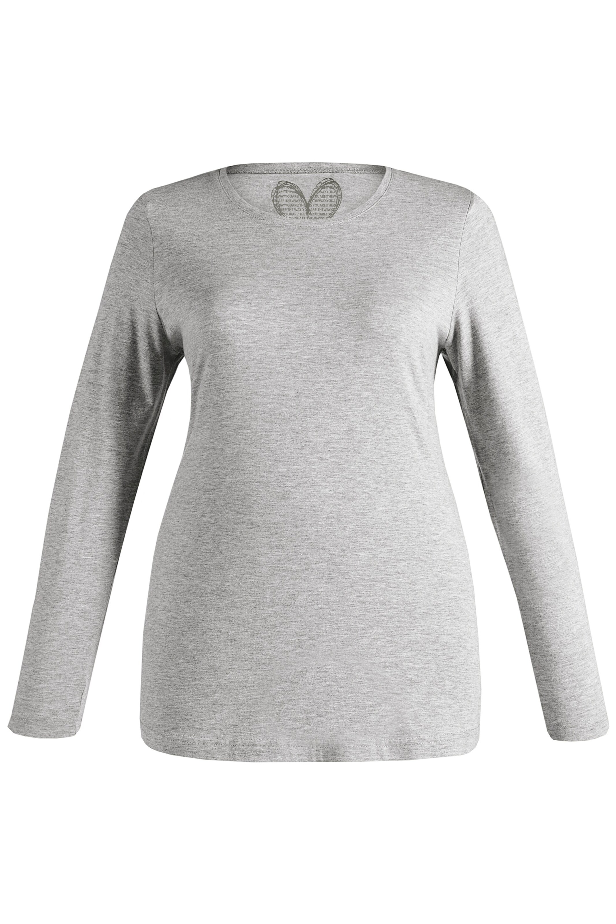Ulla Popken Shirt in Grau: Vorderseite