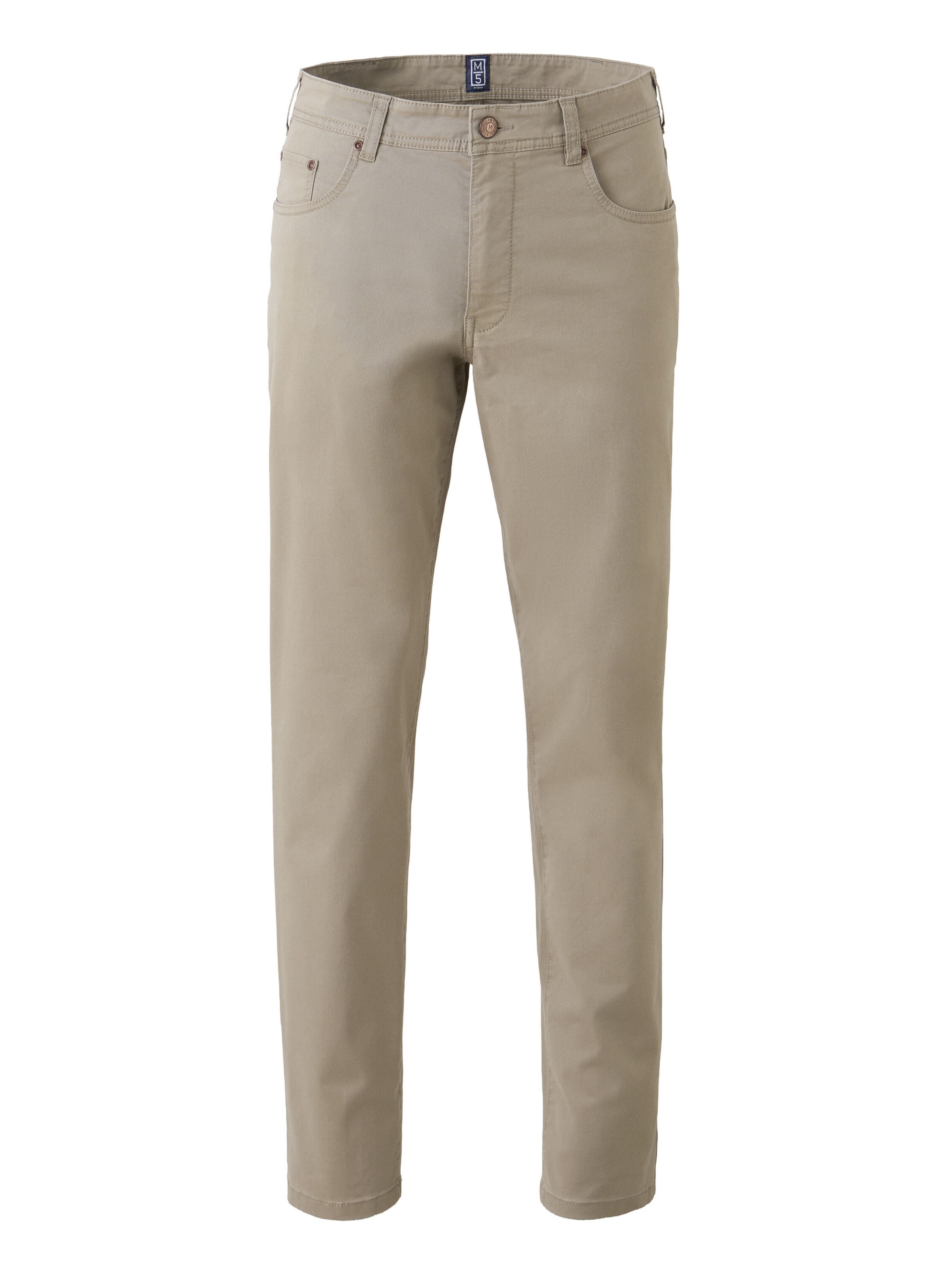 MEYER Regular Chino Pants 'M5 Six 9-6001' in Beige: front