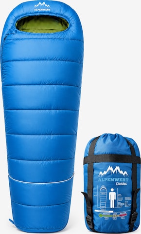 Alpenwert Sleeping Bag 'Schlafsack Kinder' in Blue: front