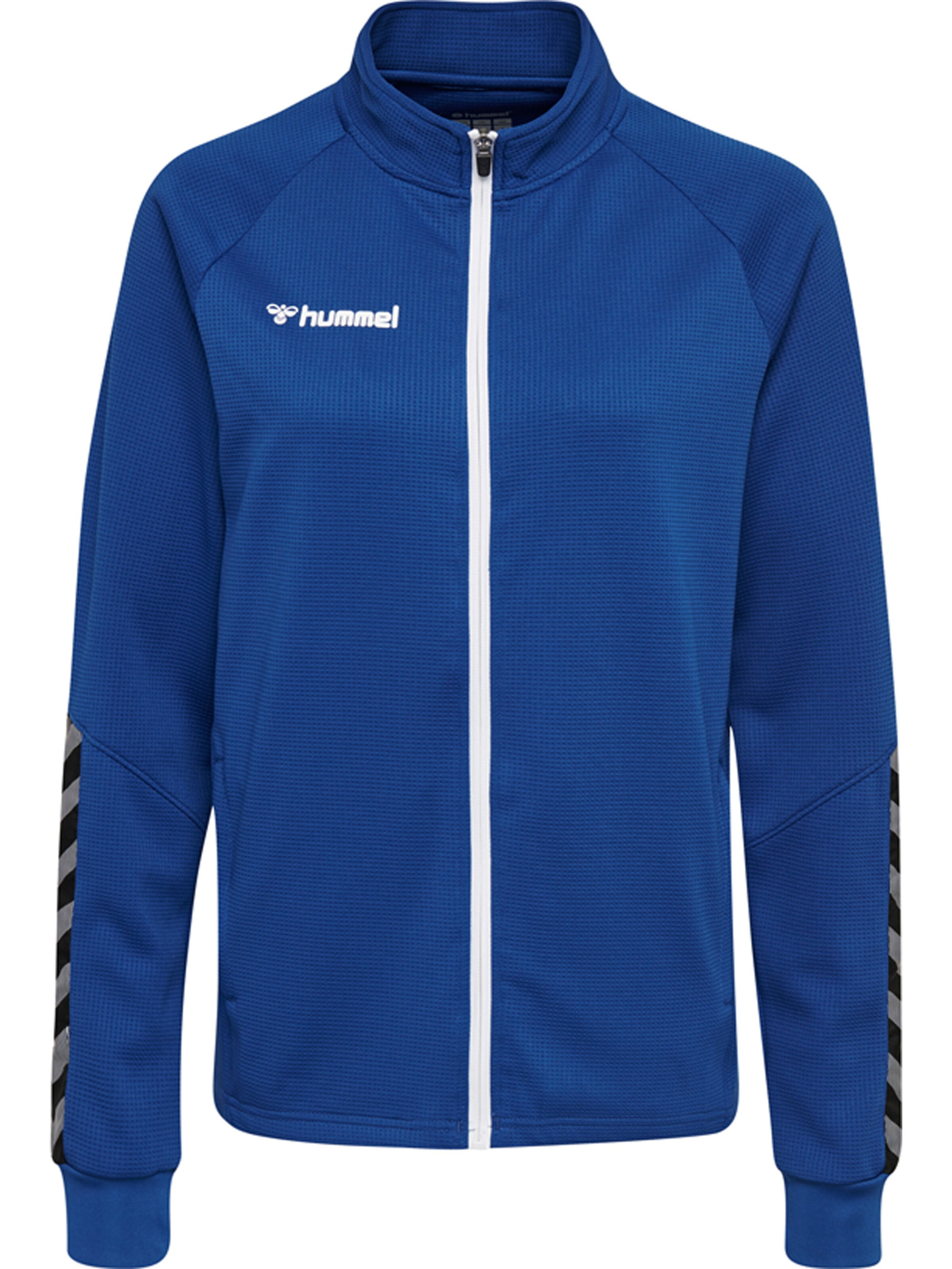 Hummel Trainingsjack 'Authentic' in Blauw: voorkant