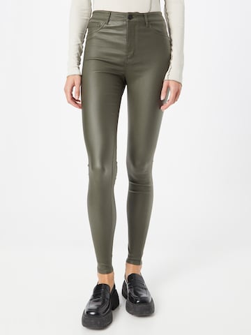 JDY - Skinny Calças de ganga 'New Thunder' em verde: frente