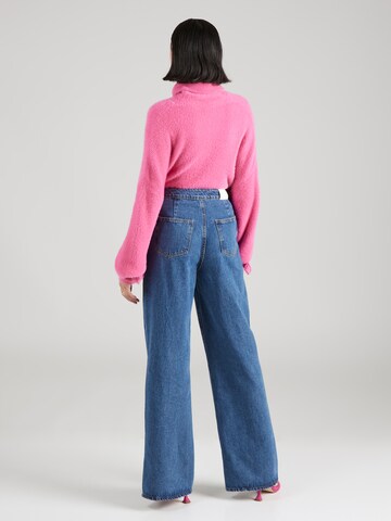 Wide leg Jeans 'Jella' di Hoermanseder x About You in blu