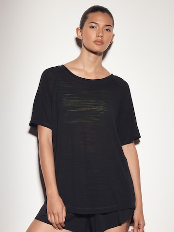 T-shirt Next en noir : devant