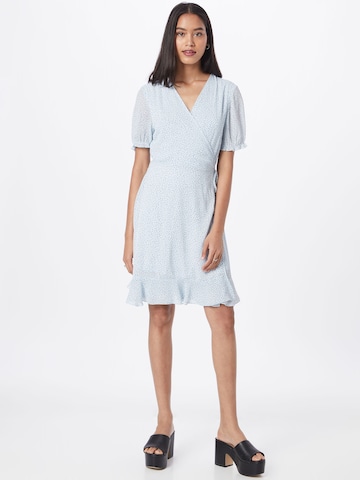 Robe MSCH COPENHAGEN en bleu : devant