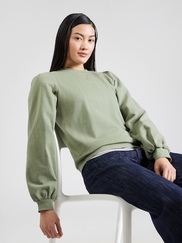 Sweat-shirt 'Gloria' Peppercorn en vert : devant