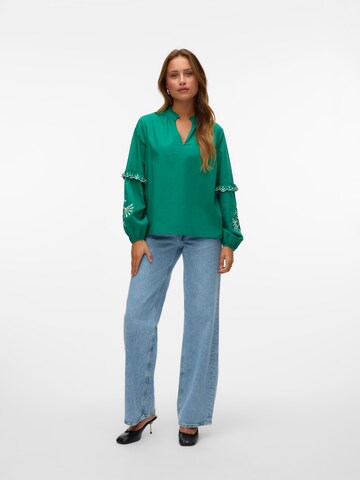 VERO MODA Blouse 'VMNOEL' in Green