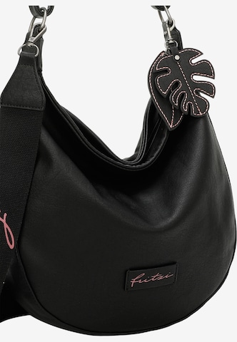 Fritzi aus Preußen Shoulder Bag 'Eco Hobo' in Black