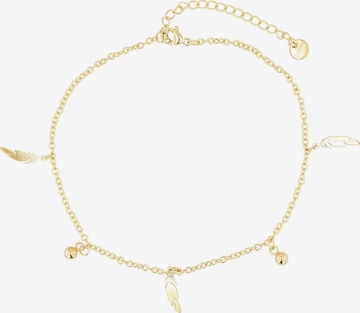 Akzent Fußschmuck 'Nyrobi, langlebig' in Gold: Vorderseite