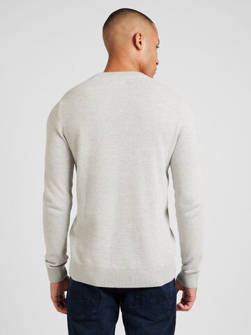 JACK & JONES Sweater 'JJEGlobe' in Grey