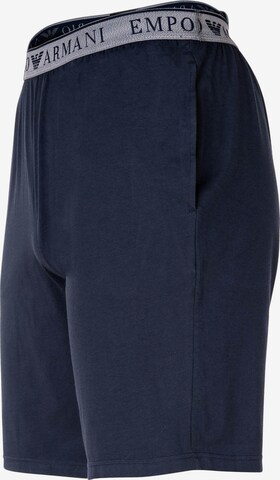 Emporio Armani Pyjama kort in Blauw