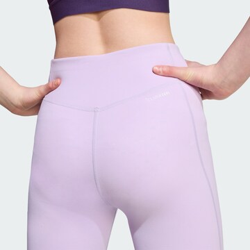 ADIDAS SPORTSWEAR Skinny Sporthose 'Optime Favorite' in Lila
