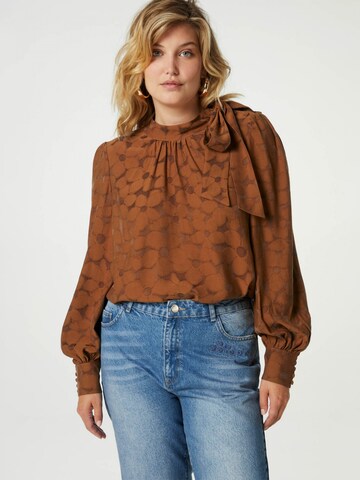 Fabienne Chapot Blouse 'Michou' in Brown