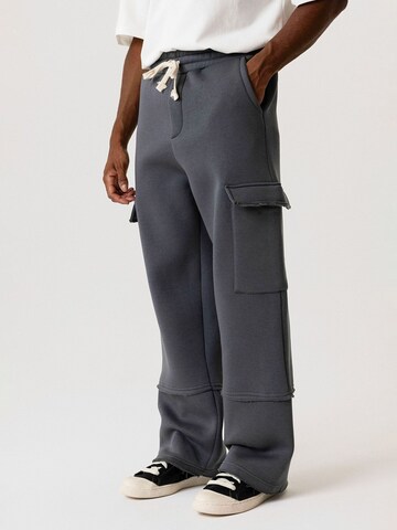 Wide leg Pantaloni cargo 'Ruan' di Dandalo in grigio