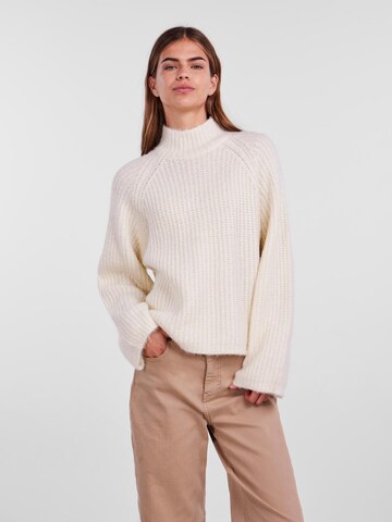 Pullover 'NELL' di PIECES in beige: frontale