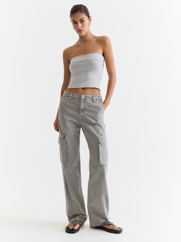 Pull&Bear Loosefit Hose in Grau