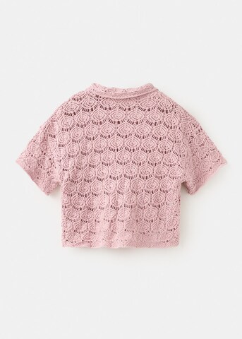 MANGO KIDS Strickjacke 'Solaris' in Pink
