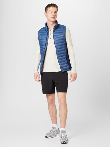 Gilet de sport 'Powder Pass' COLUMBIA en bleu