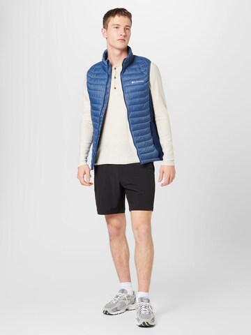 COLUMBIA Sports Vest 'Powder Pass' in Blue