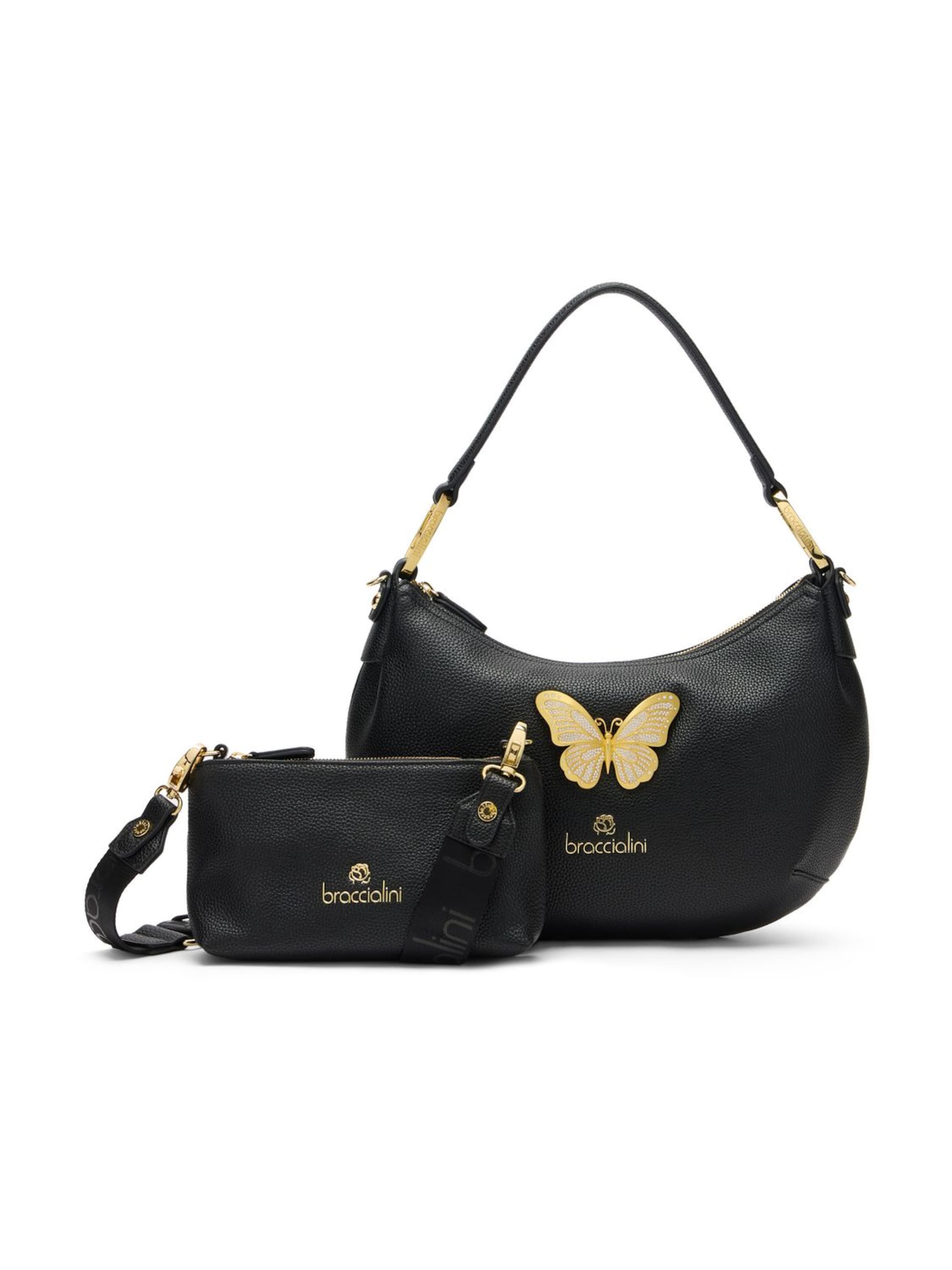Braccialini Handtasche 'Beth Jewels'‌‌‌‌‌‌‌‌‌ in Schwarz: Vorderseite