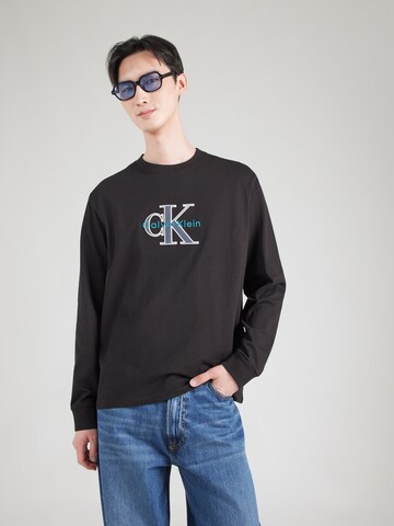 Calvin Klein Jeans - Camiseta en negro: frente