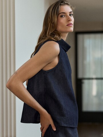 Next - Blusa 'N.Premium' en azul