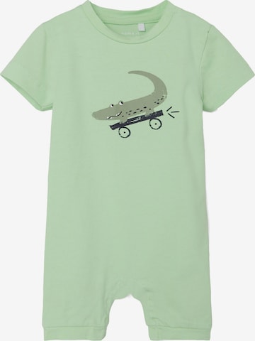 NAME IT - Pijama entero/body 'FORIS' en verde: frente