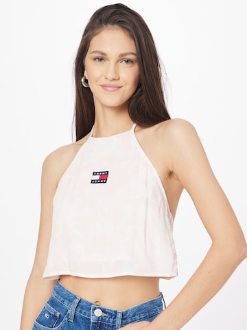 Tommy Jeans Top in Pink: front