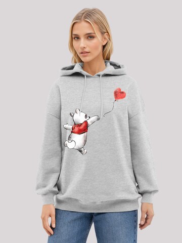 Sweat-shirt 'Winnie Puuh Balloon' F4NT4STIC en gris : devant