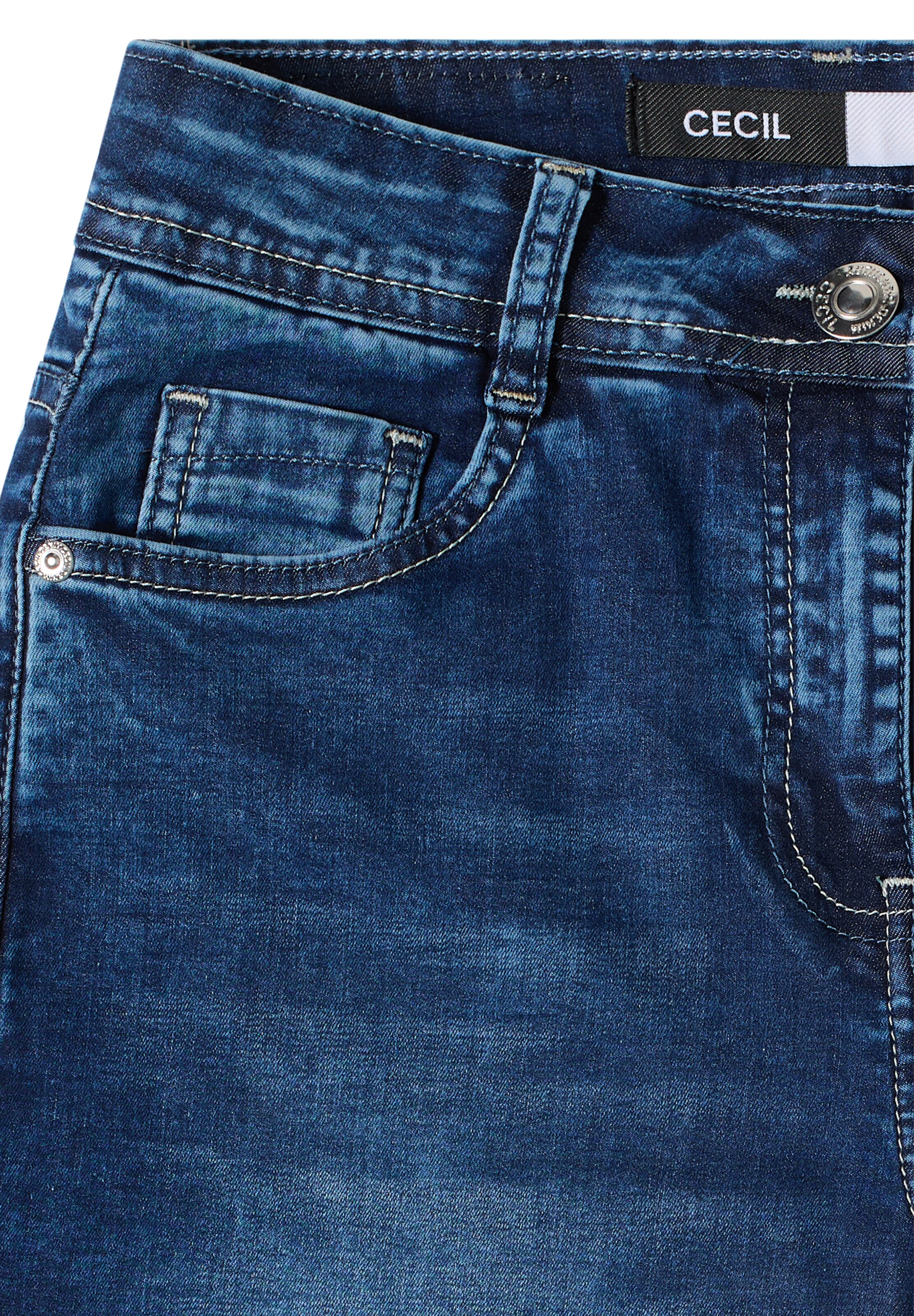 CECIL Slimfit Jeans in Blau