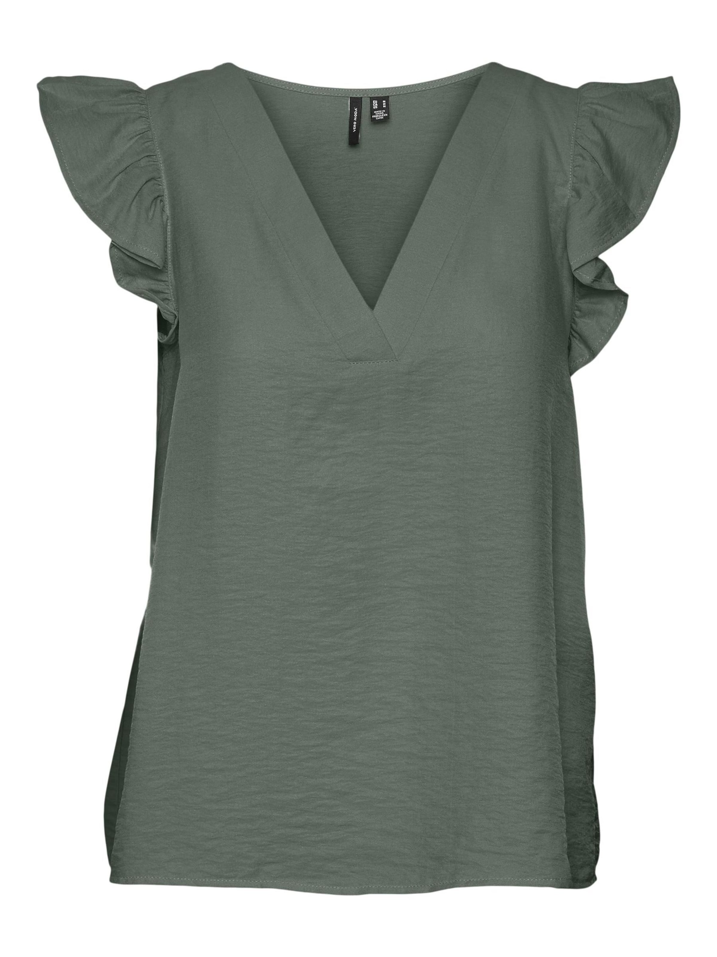 VERO MODA Top 'NATJA ' in Groen: voorkant